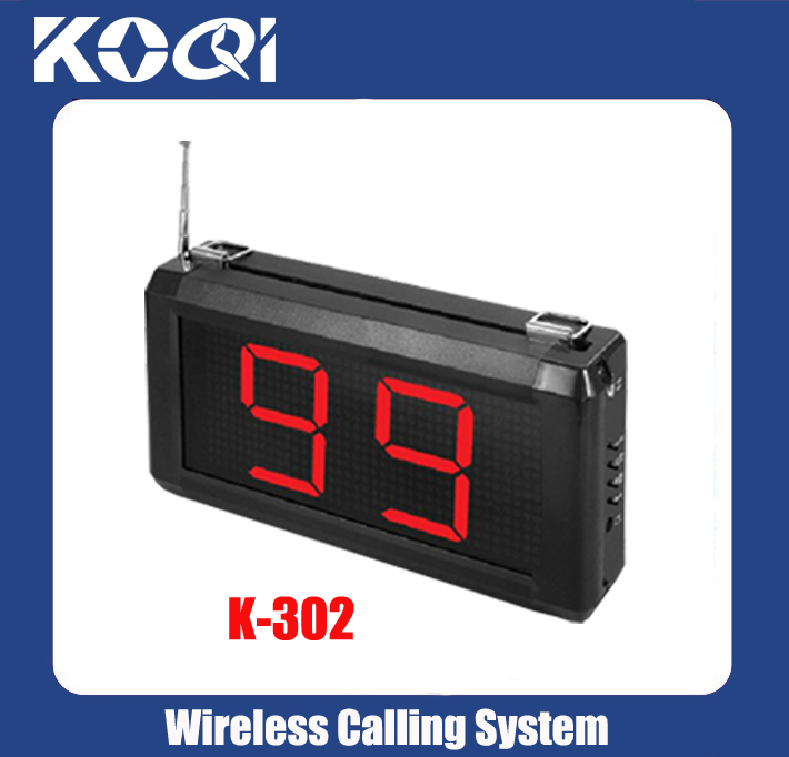 Wireless Calling System Display Receiver K-302