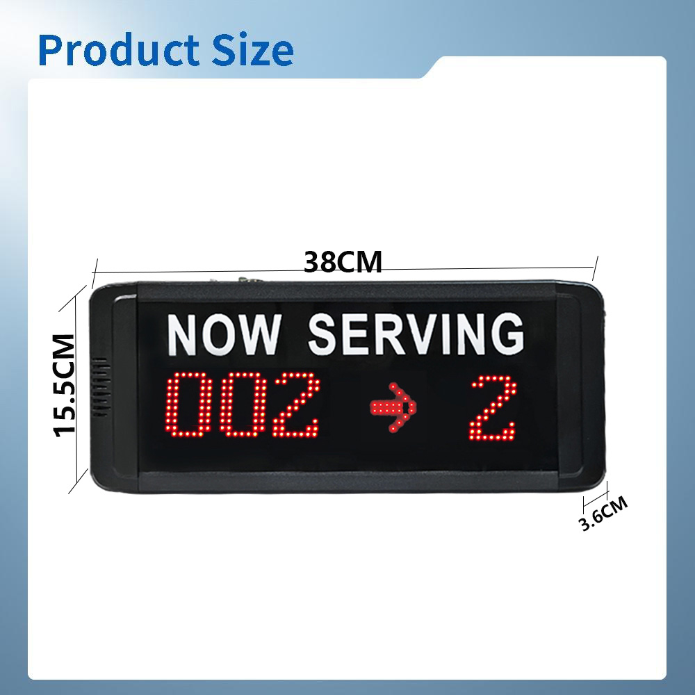 K-C100 3-Digit+K-O3+K-T 1+3+1 customer queuing sys