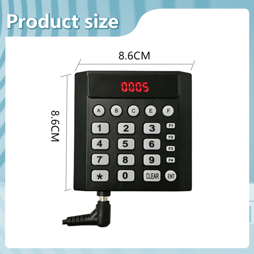 K-999B K-C31 KTP4 4+1+1 take a number machine