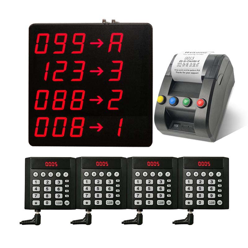 K-999B K-436-D KTP4 4+1+1 number calling system